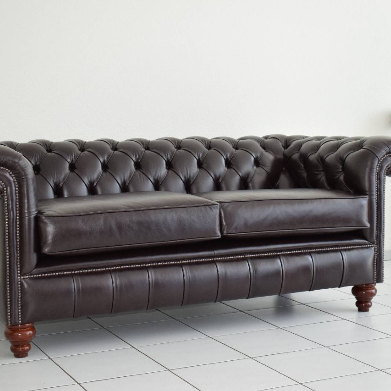 Chesterfield 3-er Sofa Allingham in Old English Smoke 