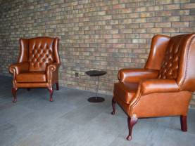 Chesterfield Sessel Darwin in Heritage Tan