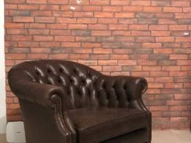 Shelly Tub Chair in Rimini Chocolat