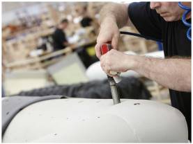 Chesterfield Sofa Produktion