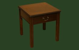 Chippendale Lampentisch
mit Schublade